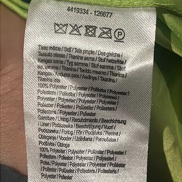 Ml Monique Lhuillier womens Tulle Gown Neon Green NWT - Picture 16 of 17